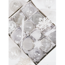 White Christmas Ornaments Set for Christmas Tree